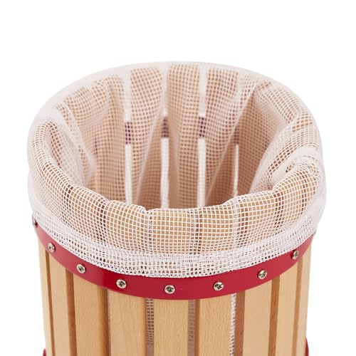 CAELUM 2 Pack Fruit Wine Press Filter Bags, 1.6 Gallon Reusable Mesh Juicing Bags for CAELUM Fruit Press, Cider, Wine, Juice, Nut Milk, Kitchen, Orchard & Home Brewing - color: White Filter Bag-2 Pack, size: 1.6 Gallon