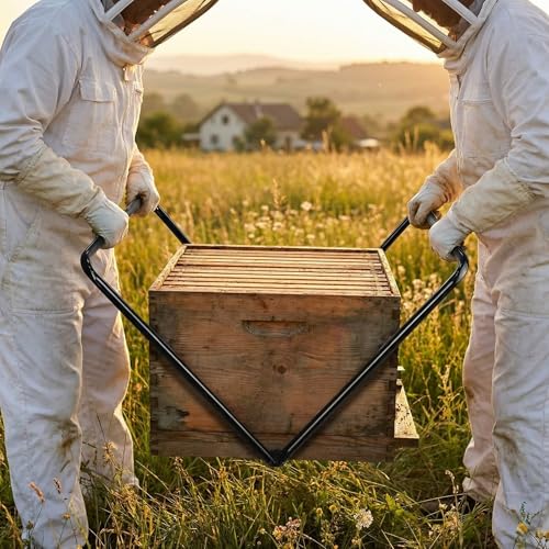 Beekeeping Hive Mover for 10-Frame Bee Hive Boxes – Heavy-Duty Carrier for Deep/Medium/Shallow Super Boxes