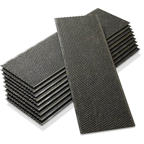 30pcs/Pack Plastic Foundation Sheet for Bee Frame Wax Coated Foundation Sheet Beehive Frame Foundation Sheet Beekeeping Supplies Cell Size 5.4mm (Medium Size: 425 * 141mm) - size: Medium Size: 425*141mm