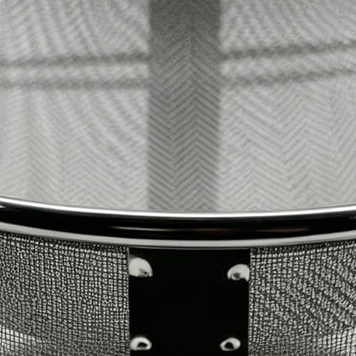 Double Strainer - Stainless Steel Double Sieve,Very Fine Mesh Strainer,for Beekeepers Kitchen Food Cooking Butter Beekeeping Hive