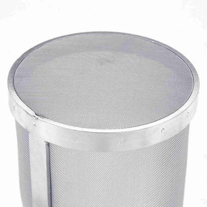 Beer Brewing Dry Hopper Filter, 300 Micron Mesh Brew Filter Stainless Steel Homemade Brew Beer Hop Mesh Filter with Hook for Home Beer Brewing 10 x 25.5cm (10 * 25.5cm)