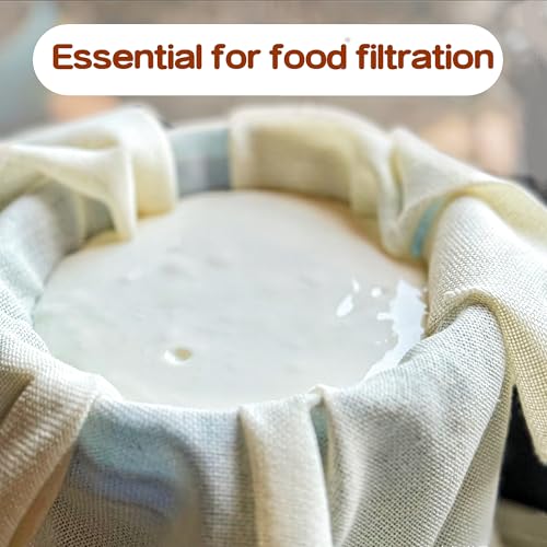 Cheese Cloths, 10Pcs 20x20 Inch Grade 100 Precut Cheese Cloths for Straining, Cotton Unbleached, Reusable Muslin Cheesecloth for Straining, Making Yogurt, Juice, Cooking Turkey - size: 10Pcs-20x20 inch