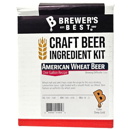 Home Brew Ohio Best One Gallon Home Brew Beer Ingredient Kit (American Wheat Beer)