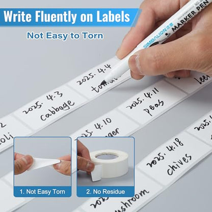 BLISKO 500 Pcs Removable Labels Easy Peel Off, 1x2 Inch Blank Food Label Stickers, Waterproof, Oil Resistant, No Residue, Freezer Tape for Labeling, Freezer Labels for Home, Restaurants & Catering - size: 500 Pcs Blank Labels (1 x 2 Inch)