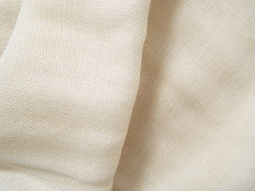 DeRoyal Natural Cheesecloth for Cooking, Straining and Basting, Reusable, Grade 60, 100% Unbleached Cotton, 32x28 Medium Mesh, 5 Yards - size: 5 Yd, style: Grade 60