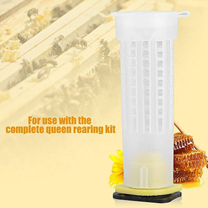 GLOGLOW Beekeeping Queen Rearing Kit 10-Piece Queen Grafting Tool Set with Roller Cages for Honeybee Colony Management Beekeeper Supplies and Queen Cell Rearing
