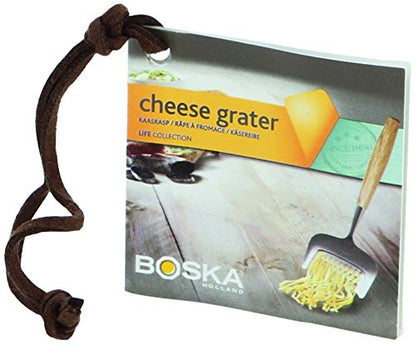Boska Holland Cheese Grater with European Oak Wood Handle, For Hard Cheese, Life Collection - style: Cheese Grater