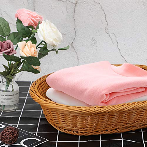EUSOAR Wicker Basket, 12.2"x 7.9"x 2.8" 3pcs Tabletop Food Serving Baskets Trays, Bread Proofing Basket, Food Fruit Vegetables Sundries Storage Basket for Restaurant Bakery Family Party