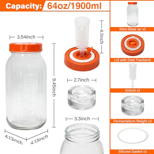 2Pack Fermentation Jar Complete Kit