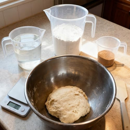 Multi-Purpose Measuring Cup Set - 1/2/4 Cup BPA-Free Unbreakable Plastic - Stackable Dishwasher Safe - Liquid/Solid Measurement - Kitchen Essential - size: 3-Piece Set (1/2/4-Cup)