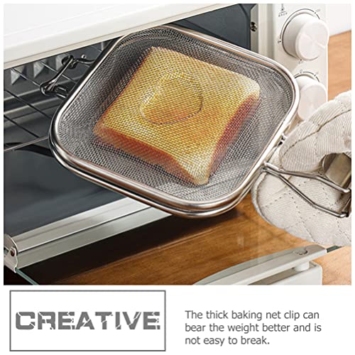 Sandwich Cage Toaster Sandwich Clip Sandwich Racks Breakfast Sandwich Maker Grill Press Grilled Cheese Maker Panini Press Stainless Steel Toaster Accessory Kitchen Utensils