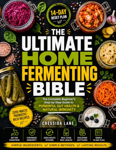 The Ultimate Home Fermenting Bible: The Complete Beginner's Step-by-Step Guide to Powerful Gut Health & Natural Immunity — With Zero-Waste Probiotic-Rich Recipes, Simple Methods & 14-Day Reset Plan