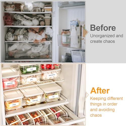 Joyberg 1120 PCS Removable Freezer Labels for Organizing, 1”x3” Frozen Food Labels Stickers, Tear-Resistant No Residue Blank Sticker Labels to Write On, Removable Labels for Food Containers - size: 1120 labels / 70 Sheets(1" x 3")