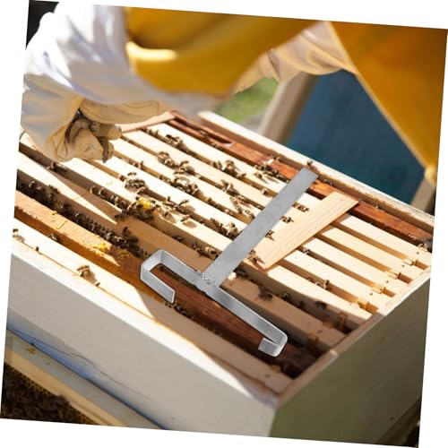 YARNOW 2pcs Beehive Frame Stand Holder Bee Frame Clamp Beekeeping Tool Stainless Steel