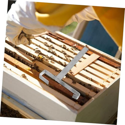 YARNOW 2pcs Beehive Frame Stand Holder Bee Frame Clamp Beekeeping Tool Stainless Steel