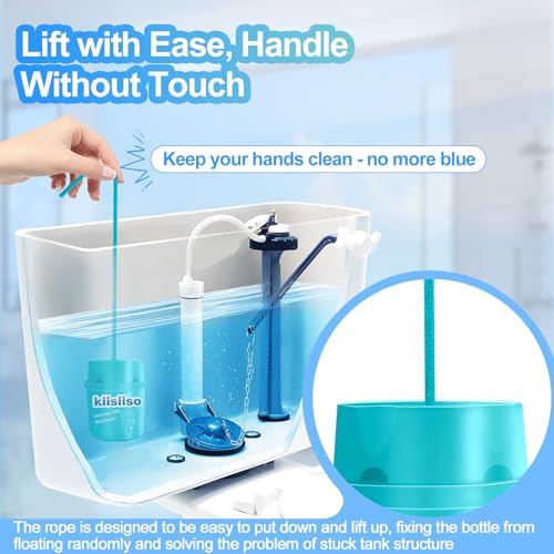 KIISIISO Toilet Bowl Cleaners, Septic-Safe Automatic Toilet Cleaner Bottles, Sustained-Release Toilet Tank Cleaners For Against Tough Stains, Long-Lasting Deep Cleaning & Freshness-2 Packs - size: 7.5 Ounce (Pack of 2)