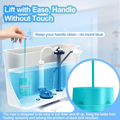 KIISIISO Toilet Bowl Cleaners, Septic-Safe Automatic Toilet Cleaner Bottles, Sustained-Release Toilet Tank Cleaners For Against Tough Stains, Long-Lasting Deep Cleaning & Freshness-2 Packs - size: 7.5 Ounce (Pack of 2)