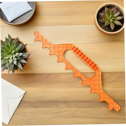Outanaya Frame Spacer Beekeeping Tool Practical Distance Measurement Rake for Beehives Yellow Design for Efficient Hive Management