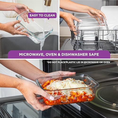 HOLDN’ STORAGE Vacuum Food Storage Containers, Set of 9 Glass Containers with Electronic & Manual Pump - Keep Food Fresh Longer, BPA-Free Glass, Leak-Proof, Ideal for Meal Prep, Marinating - size: Set of 9: Electronic & Manual Pump