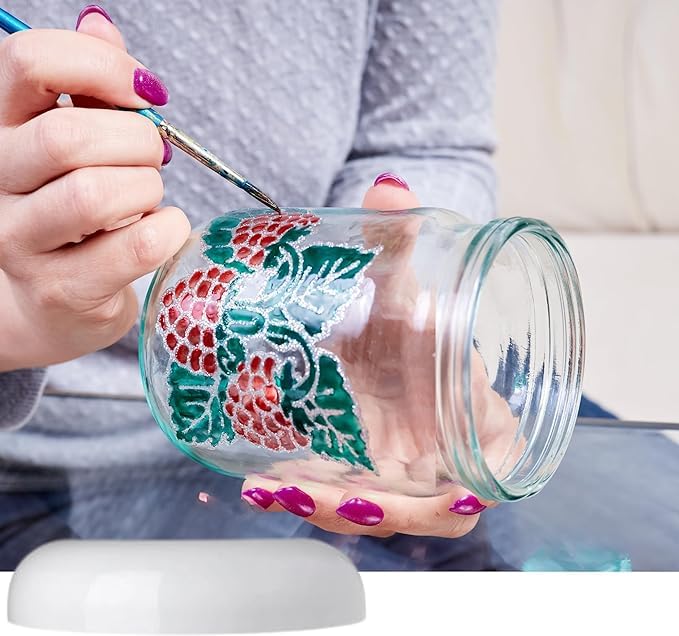 Jarming Collections Mason Jars - 16 oz Glass Extra Wide Mouth Pint Storage Jars with BPA Free Plastic Lids - Made in USA - color: 3 White Dome Plastic Lids-16 OZ