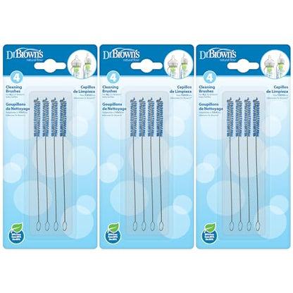 Dr. Brown's Anti-Colic Options+ Vent/Reservoir Cleaning Brush, BPA-Free, Blue, 12 Count, 3 Pack - size: 12 Pack