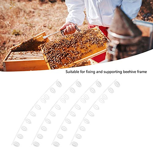 Beekeeping Spacers Beehive Frame Spacing Strip Plastic Durable Beekeeping Tool Equipment for Honey Super Boxes and Brood Boxes 10PCS