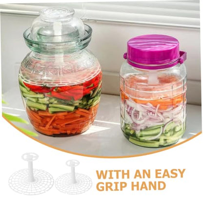 2pcs Pickle Jar Press Tool Tamper Tool for Jar for Canning Fermenting Supply Kitchen Supply