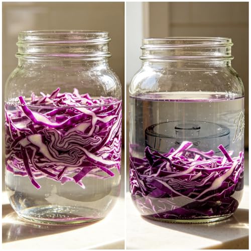 Glass Fermentation Weight with Easy Grip Handle,4 Pack Fermenting Weights for Wide Mouth Mason Jars,Glass Weights for Fermenting,Sauerkraut,Pickles,Kimchi - style: Concave(4 Pcs)