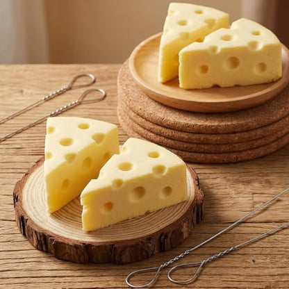 8Pcs Cheese Slicer Wire, 5.5in Stainless Steel Cheese Wire Replacement, Butter Slicing Board Cutter Wires for Kitchen