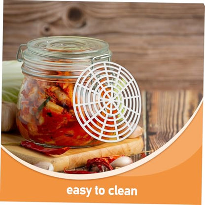 Reusable Fermenting Mesh Pickle Pressing Tool Set 5pcs Fermentation Accessory for Vegetable Pickling Material Suitable for Home Fermentation