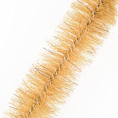 stonylab 10 Pack Tube Brushes, Bristle Test Tube Bottle Wash Cleaning Brushes with Radial Tufted End for Laboratory, Size M - size: Medium