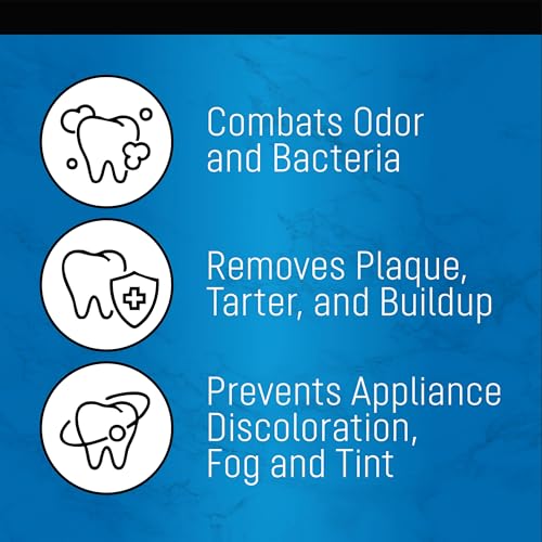ZENGATE Retainer Cleaner Tablets for Dentures, Retainers, Aligners & Mouth Guards – 240 Denture Cleaning Tablets (8 Month Supply), Removes Plaque, Stains & Odor – FSA HSA Eligible - style: 2 Pack