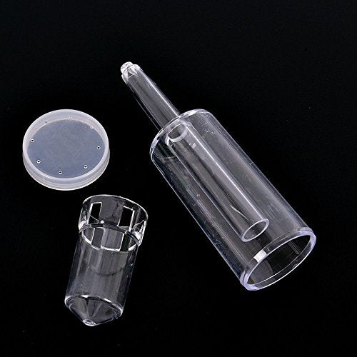 2 Piece Simple Airlock Homebrew Air Lock With Cap include #6 Rubber Stopper Beer Fermentation Wine Making Twin Bubble Grommet Airlocks