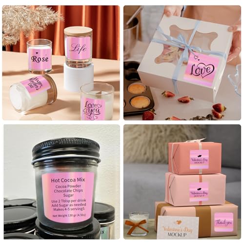 Holographic Square Thermal Labels Stickers 3" x 3", Direct Square Thermal Stickers Labels, Glitter Self-Adhesive Thermals Label for Small Business- Holographic Pink - color: Holographic Pale Pink, size: 3 X 3 inch
