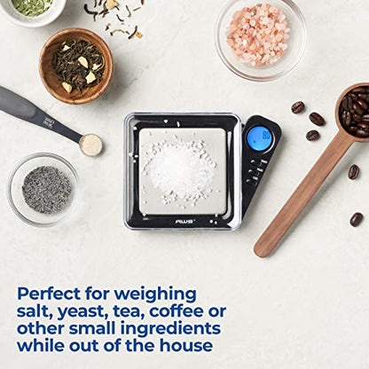 American Weigh Scales Blade Series Digital Pocket Gram Scale 1000g x 0.1g | Precision Mini Scale 0.1g Accuracy, Pocket Scale for Kitchen, Gold, Gems & Coin Scale, Smart Digital & Compact Scale - color: Black, size: 1000g x 0.1g