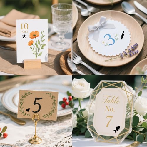 500Pcs Food Choice Stickers Meal Stickers for Food Chicken Fish Cow Carrot Stars Pattern 0.8 Inch Black Wedding Menu Indicator Decal Plastic Waterproof Label for Place Cards Party Supplies - color: Black-1