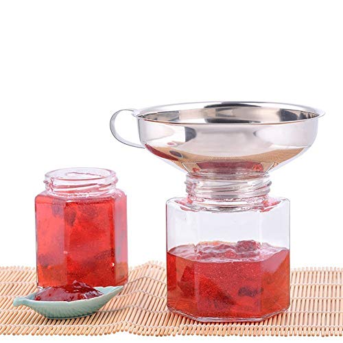 Wide Mouth Canning Funnel, Rustproof Round Shape Stainless Steel Large Canning Funnel for Rice (Rosvolawta78mfyug-10134216)