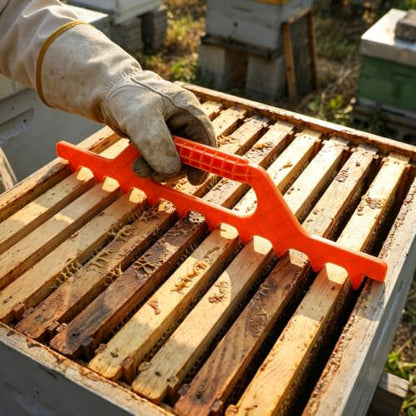 BESPORTBLE 2pcs Beekeeping Frame Spacers – 9 Frame Spacer Tool for Beehive Boxes, Durable and Practical Beekeeping Supplies