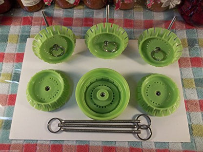 6 Pickle Pusher Fermentation Weight Replacements Only. Replaces Old Fashioned Weights, Performs 10X Better!