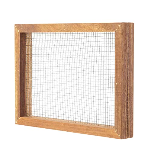Tablecraft 11088 Herb Drying Rack, Natural, 13.75-inch Length, Acacia Wood