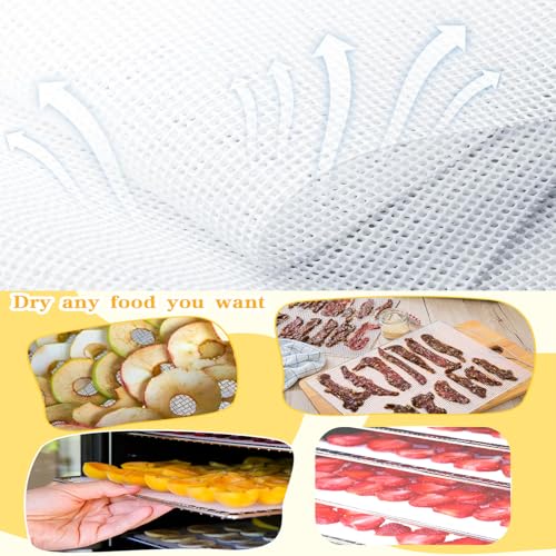 DIY Silicone Dehydrator Sheets,Large Silicone Mesh for Fruit Dryer, Food Dehydrator Tray Liners, Fruit Dehydrator Mats(157.5 x15.7inc)(40cm*400cm)