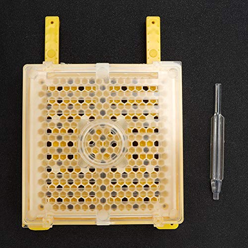 Queen Rearing Kit, Sturdy, Durable, Non, Lightweight Plastic Beekeeping Tools Set with 50 Pieces Bee Cage and 300 Pieces Bee Cup for Professional Beekeepers