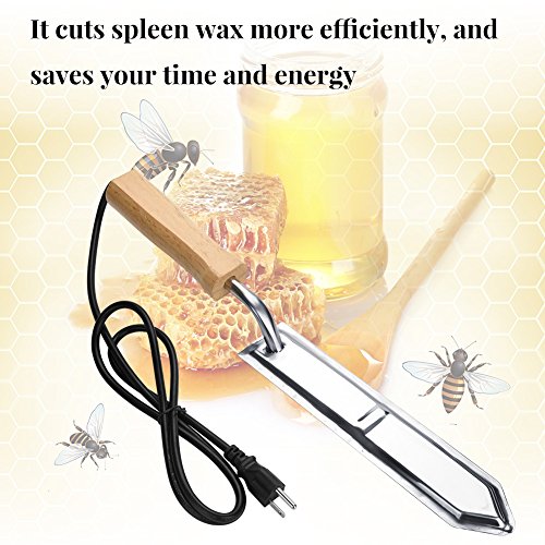 Electric Uncapping Knife, Acogedor Bee Uncapping Knife Electric Honey Knife Honey Scraper Beekeeping Hot Knife Stainless Steel Cutter (US Plug)