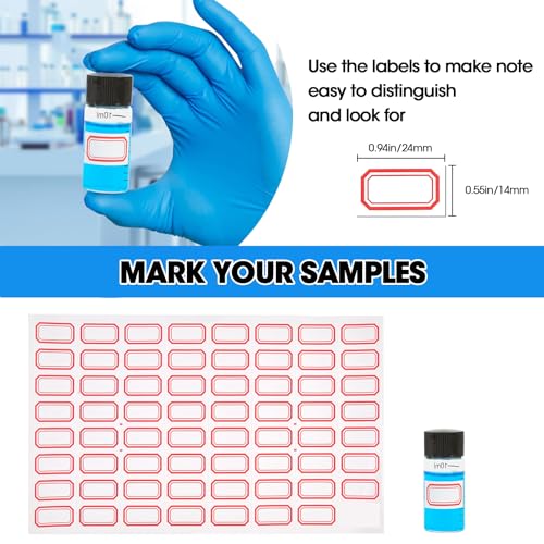 10ml Clear Glass Graduated Vials with Screw Caps and Plastic Stoppers, Small Sample Vials with Lids, Leak-Proof Liquid Storage Empty Vial, 12PCS - color: CLEAR, size: 10ml