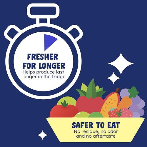 Originally Yellow USA Made Fruit And Vegetable Wash | Food-Grade Fruit and Veggie Wash With No Aftertaste | Powerful Cleaning &| Plant-Derived Produce Cleaner & fruit washer | 2 lb