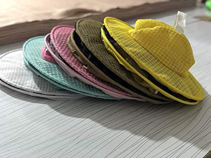 Clothes N Leather Gear Three Layer Ventilated Beekeeping Veil in Round (White, 3 Layer HAT) - color: WHITE