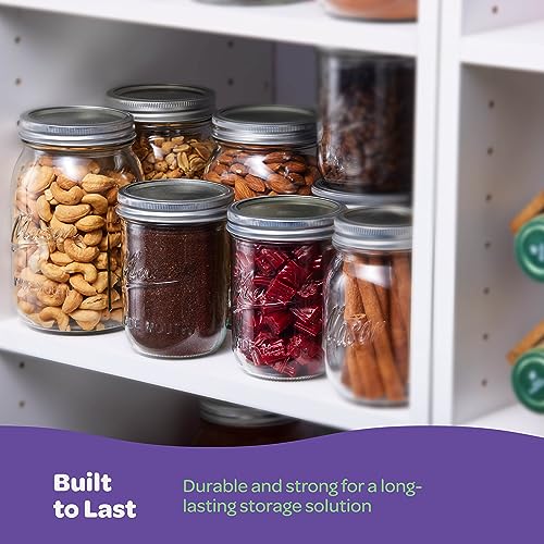 Wide Mouth Mason Jars 64 oz [3 Pack] With Mason Jar Lids and Bands, Mason Jars 64 oz - For Canning, Fermenting, Pickling - Jar Decor - Microwave/Freeze/Dishwasher Safe.