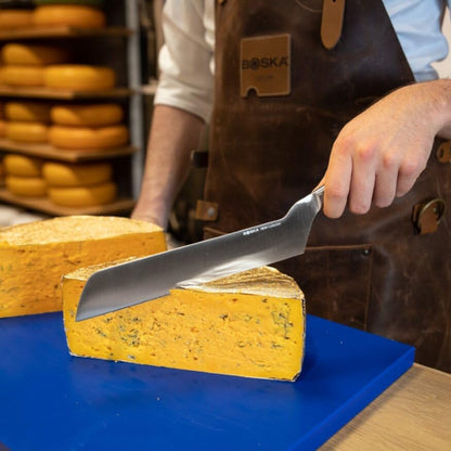 BOSKA Semi-hard Cheese Knife - Blue - Premium Cheese Cutter - for Professional Use - HACCP - Food Safety - Cheese Knives - 1896 Collection - color: Blue, size: 7.9"