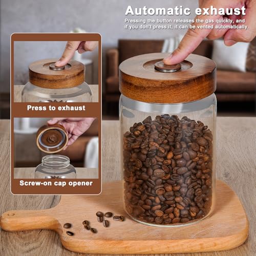 Glass Spice Jars Seasoning Containers Small Glass Jars with Lids Airtight Food Storage Canister for Kitchen Pantry Sugar Tea Coffee Bean Nuts Cookies Herbs Salt (30oz(900ml)*2 pack) - color: 30oz(900ml)*2 pack