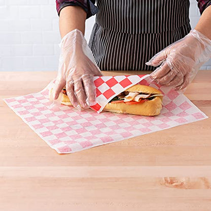 MADE IN USA 1,000 Sheets of Grease-Resistant Food Grade Waxed Kraft Deli Tissue Paper, 12" X 12" (Natural Kraft) - color: Natural Kraft